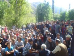 Bağbaşı'nda HES eylemi